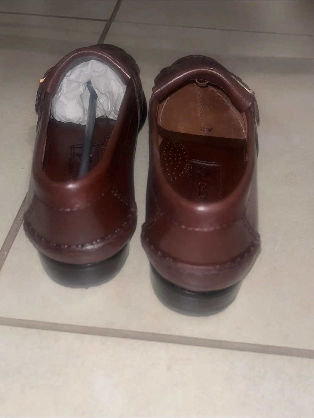 Women's Brown Tassel Kiltie Loafers - Picture 4 of 5